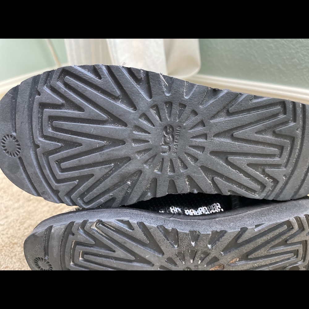 Black Sequined Ugg Boots - image 4